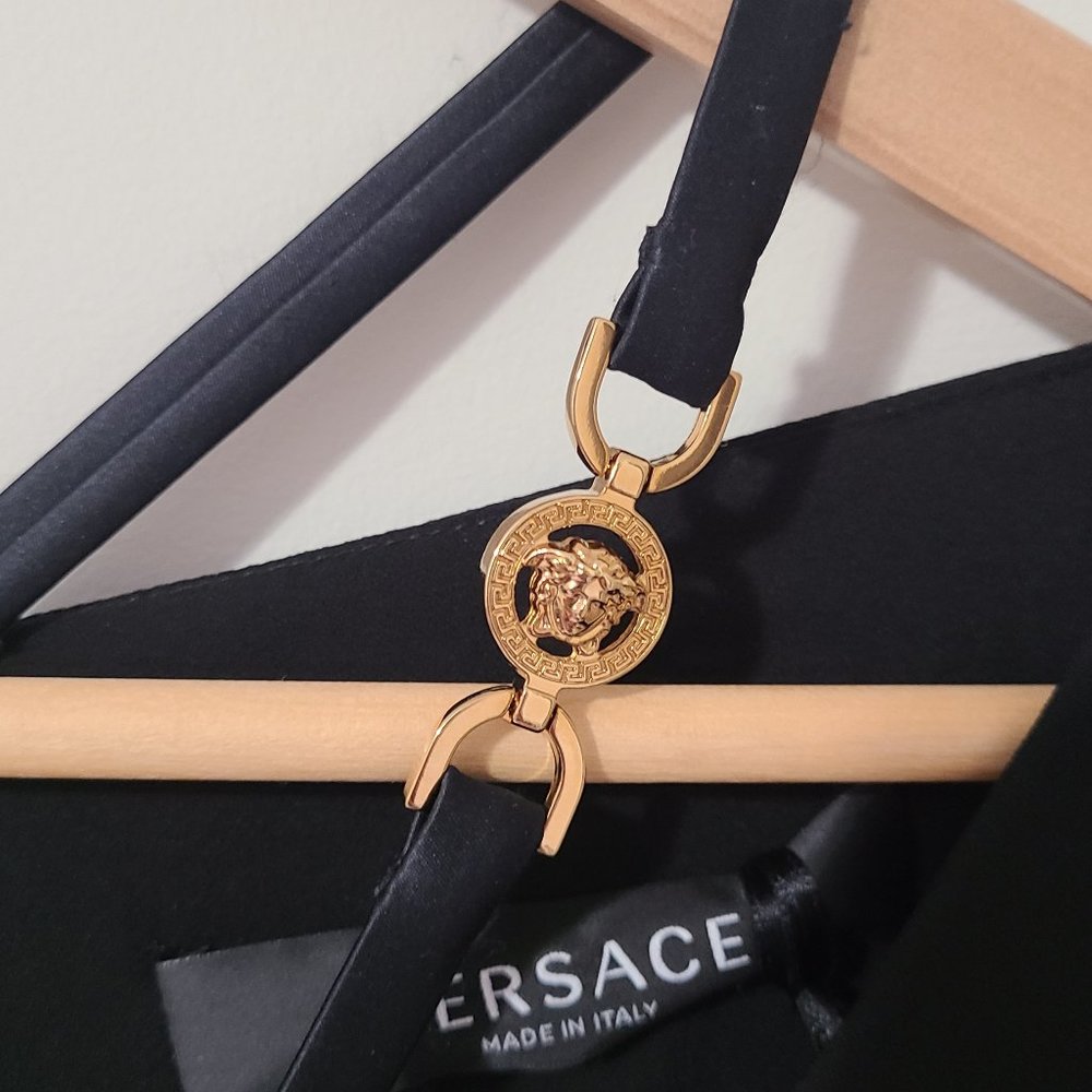 Versace Medusa Long Sleeve Size 8 Midi Dress - Picture 4 of 16